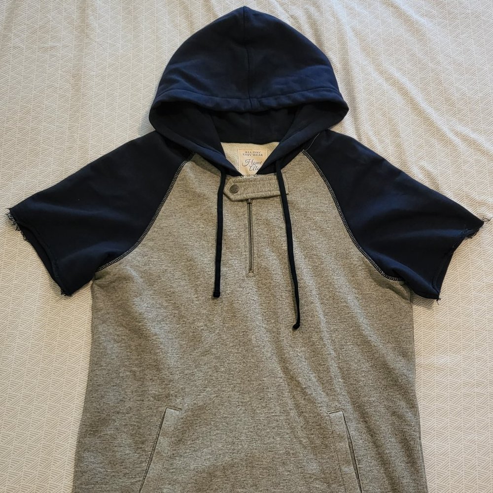 Scotch & Soda Men's Short Sleeve Hoodie, Size M, "Home Alone All Day Easy Wear"